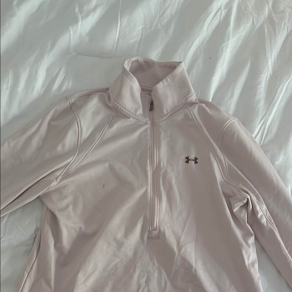 Under Armour Light Pink Quarter-Zip Top